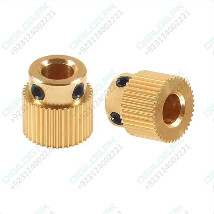 40 Tooth Gear Brass Extruder Wheel Gear for Printer Cr-10 Cr-10S S4 S5 Ender 3 Pro