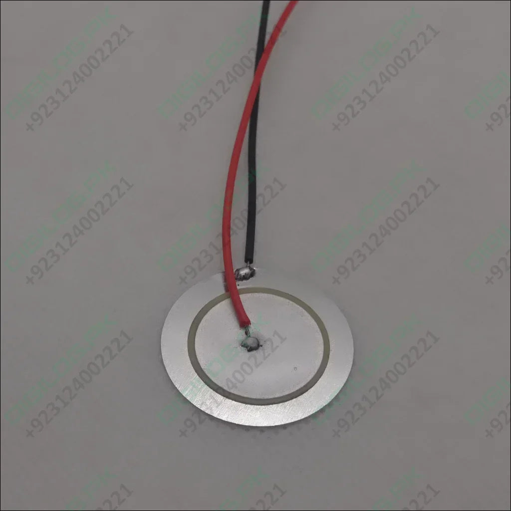 27mm Piezoelectric Ceramic Disc Piezo Element Plate With Wires In Pakistan