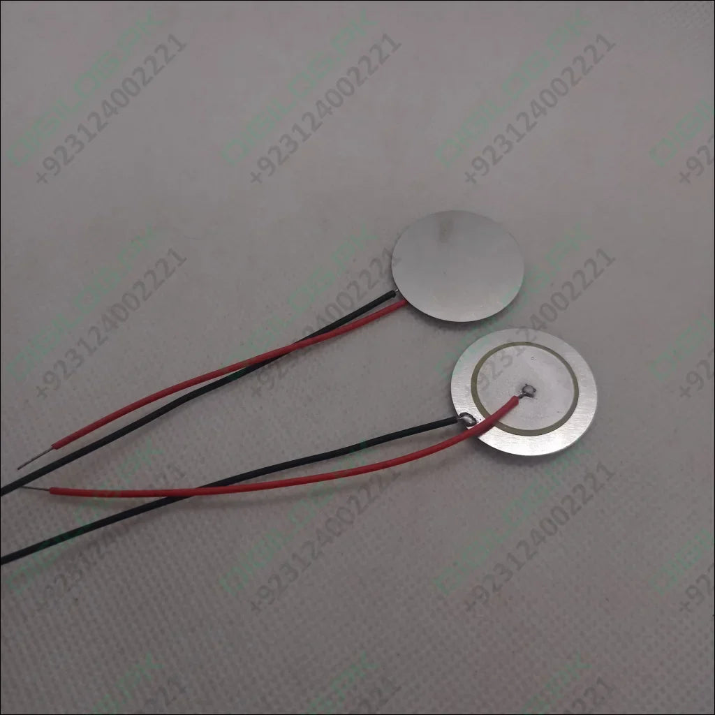 27mm Piezoelectric Ceramic Disc Piezo Element Plate With Wires In Pakistan