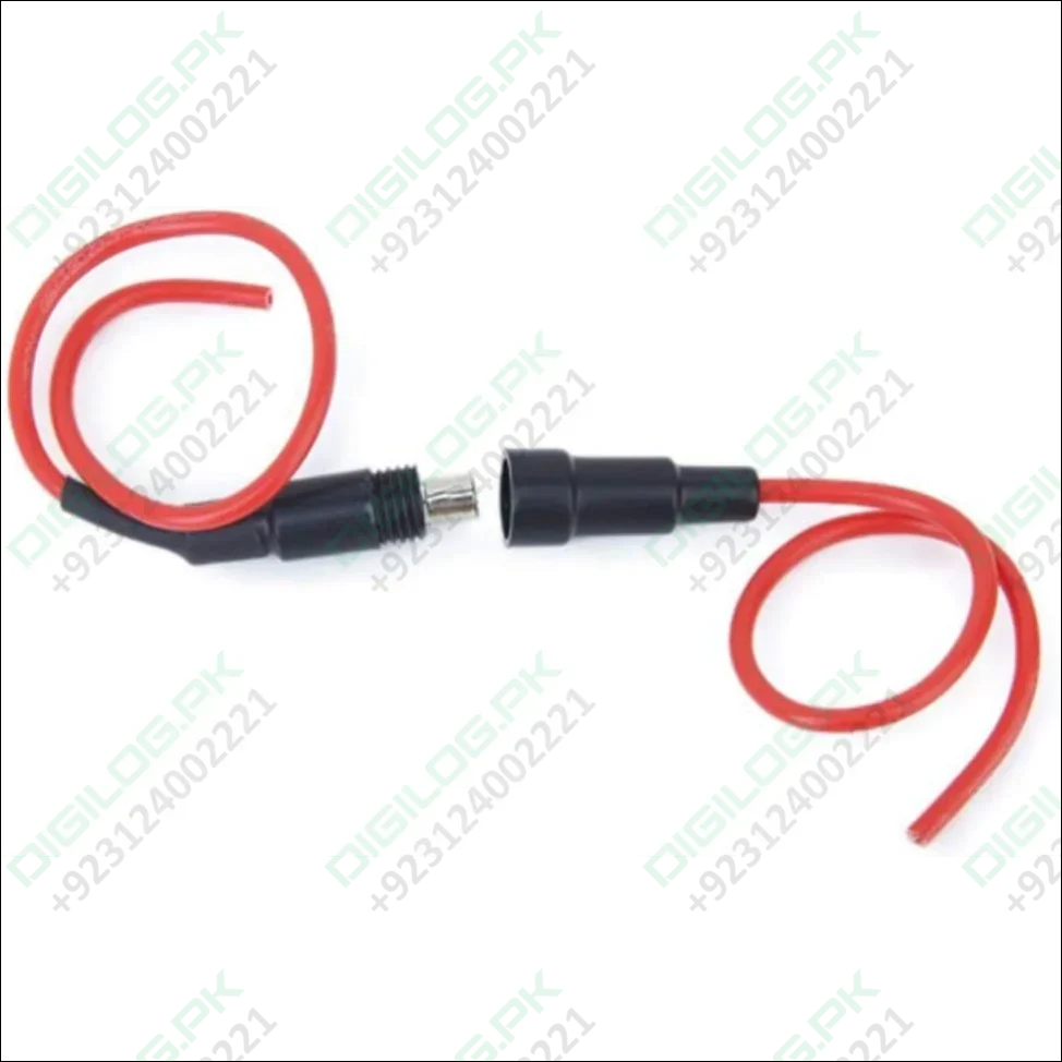 250V 10A Glass Tube Fuse Holder Inline Screw Type Cap 20mm x 5mm