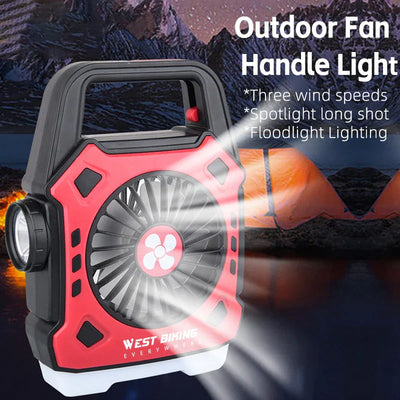 Versatile Camping Lights Outdoor Mini Electric Fan