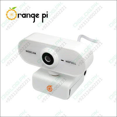 On Demand Orange Pi 1080P Mini HD Camera 360 Horizontal Rotation with USB Interface Analogue Microphones,Compatible with Win XP/7/8/10 iOS