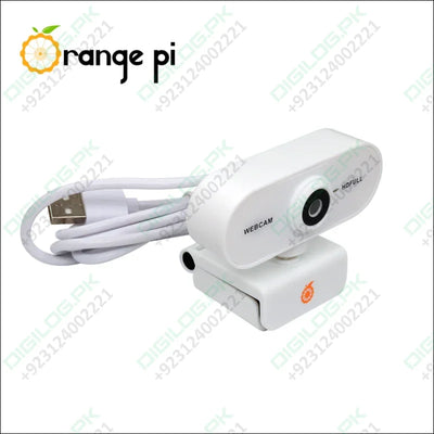 On Demand Orange Pi 1080P Mini HD Camera 360 Horizontal Rotation with USB Interface Analogue Microphones,Compatible with Win XP/7/8/10 iOS