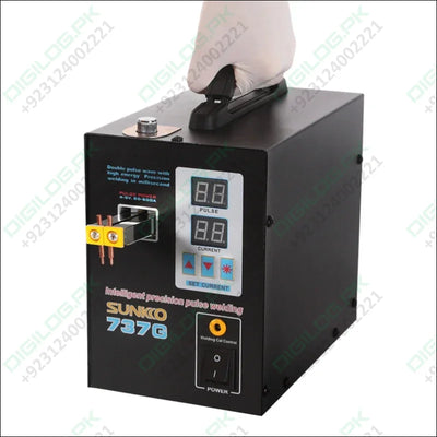 SUNKKO 737G Spot Welder Double Pulse Precision Welding Machine for 18650 Lithium Battery Welding 1.5KW Spot Welder