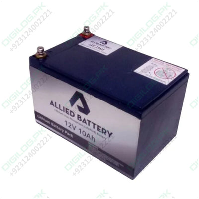 Allied Battery 12v 10Ah Lithium iron Phosphate (LifePO4) Battery