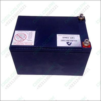 Allied Battery 12v 10Ah Lithium iron Phosphate (LifePO4) Battery