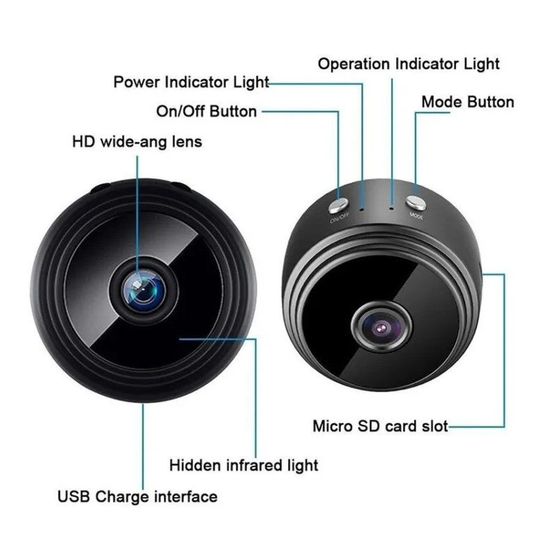 A9 Mini Wi-Fi Camera | 1080p HD Magnetic Security Camera