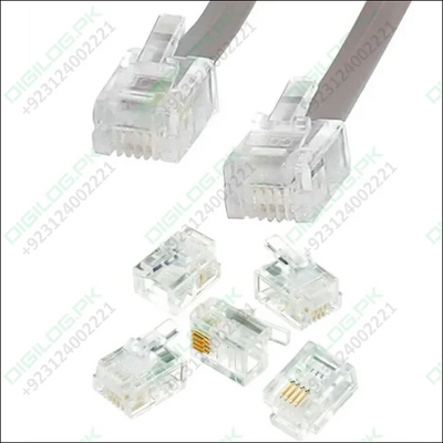 RJ11 Telephone Phone Connector Internet Cable Connector