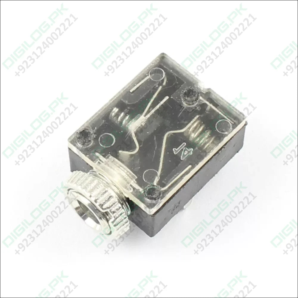 With Fitting Nut 3.5mm 1/8 Female Audio Connector 5 Pin DIP Stereo Headphone Jack PJ3024M