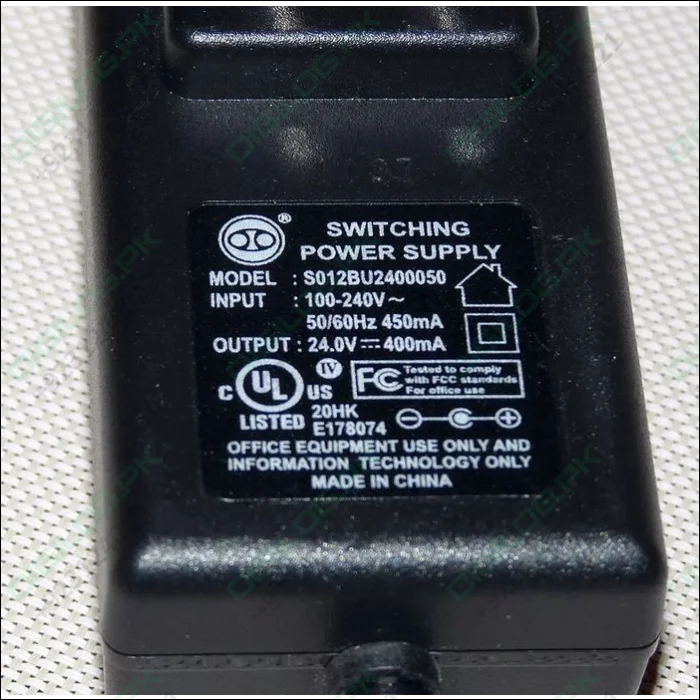 Switching Power Supply Adapter S012bu2400050 24V 400mA