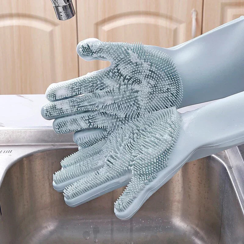 Silicone Washing Gloves