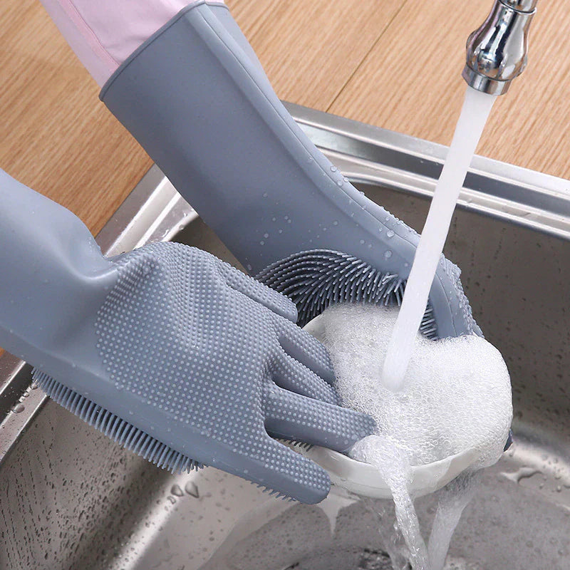 Silicone Washing Gloves